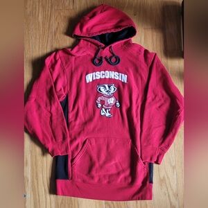 Wisconsin Badger Football Sweatshirt Vintage Mens Small